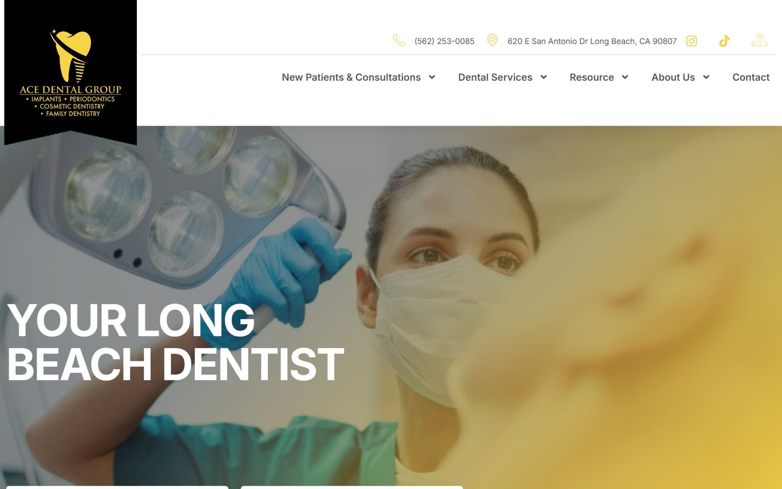 My Dentist Long Beach website