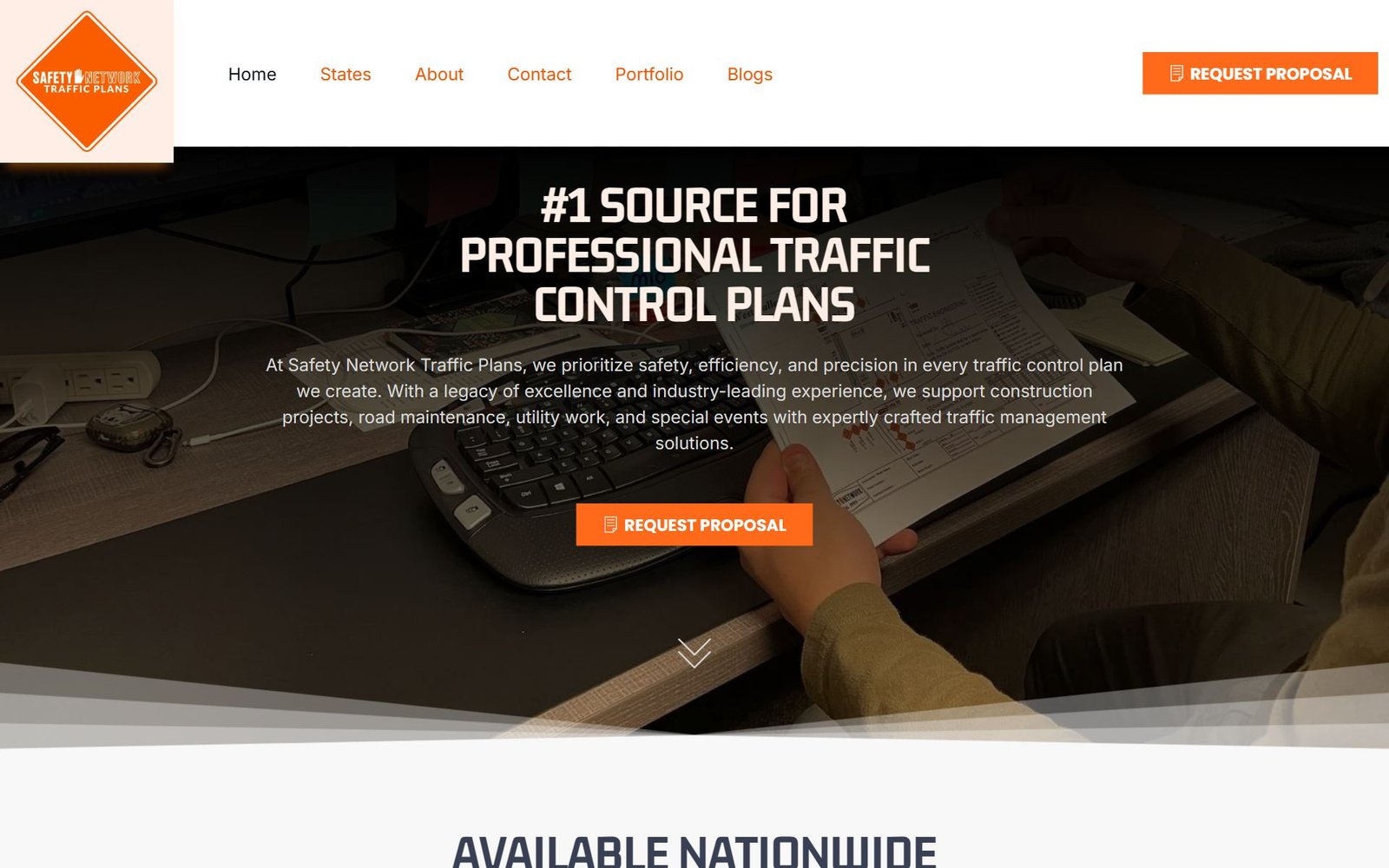 Safety Network Plans website preview
