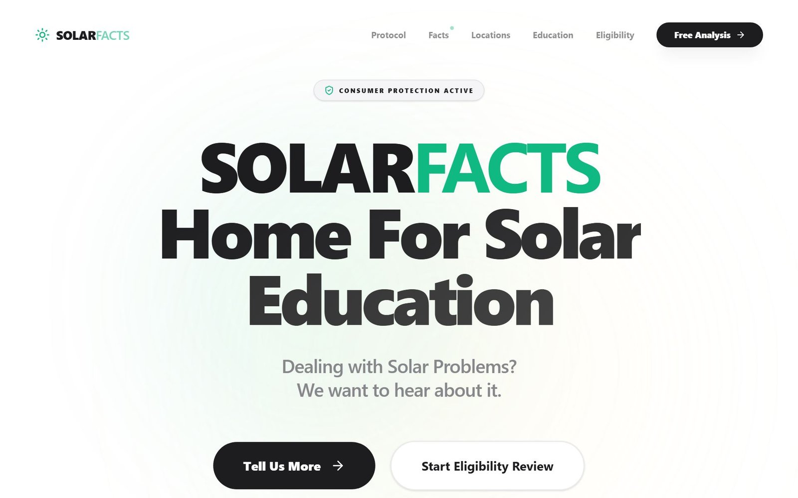 Solar Facts website